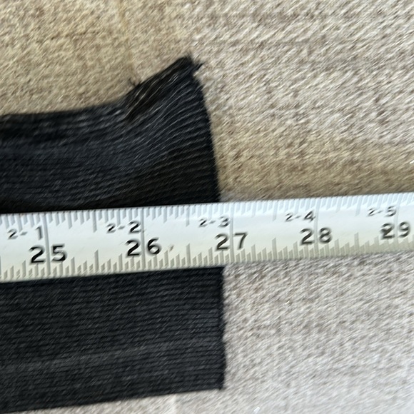 FREE PEOPLE THERMAL WAFFLES OFF THE SHOULDER LONG SLEEVE BLACK TOP SIZE S/M - Picture 12 of 12